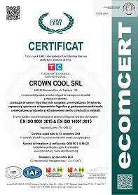 Certificat ISO-9001 & ISO-14001